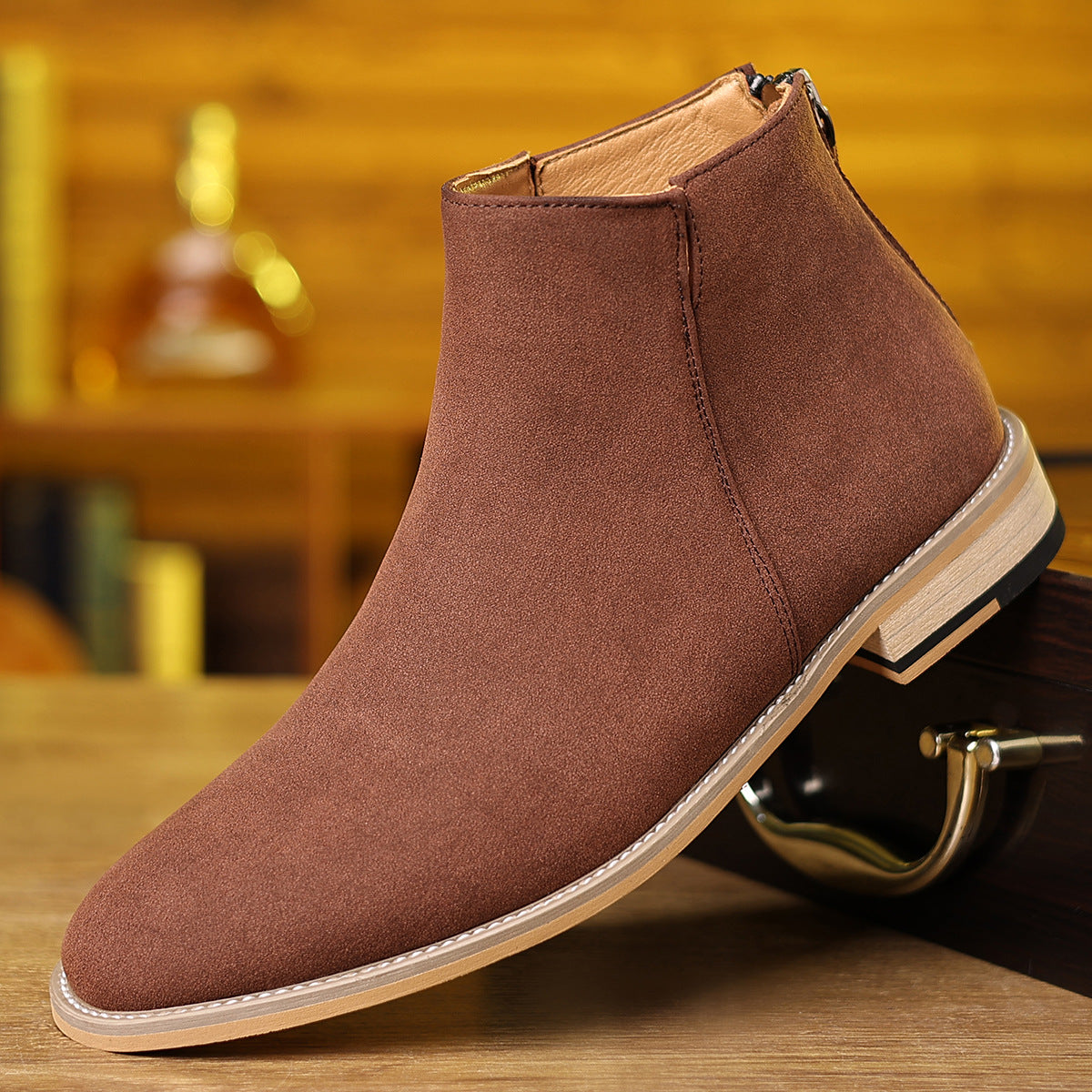 Automne et hiver Rétro hommes Matte Martin Bottes