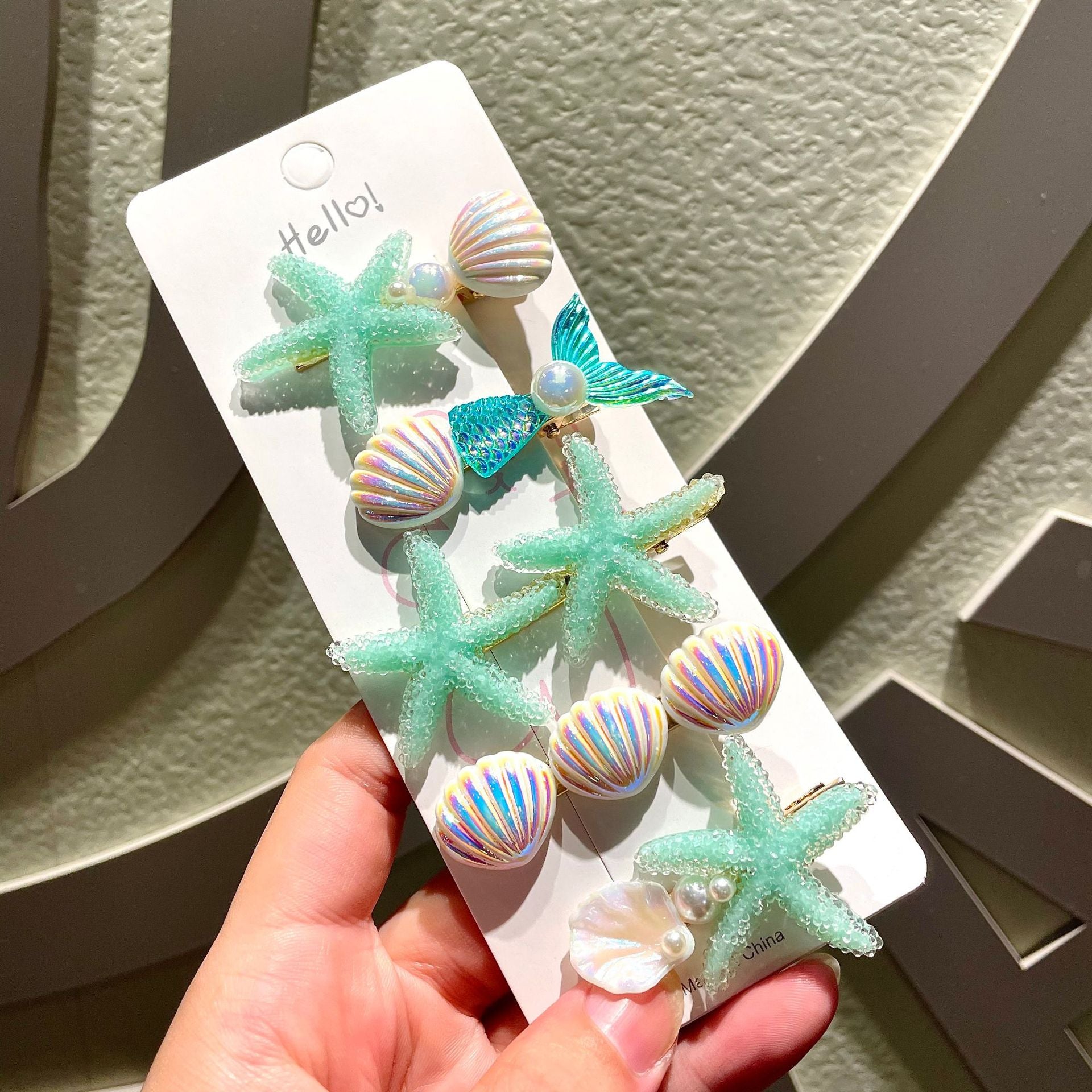 Hairpin de coquillage Starfish pour les enfants