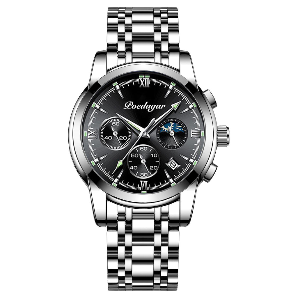 Montre Multifonctionnelle Homme Lumineuse Imperméable Quartz Montres