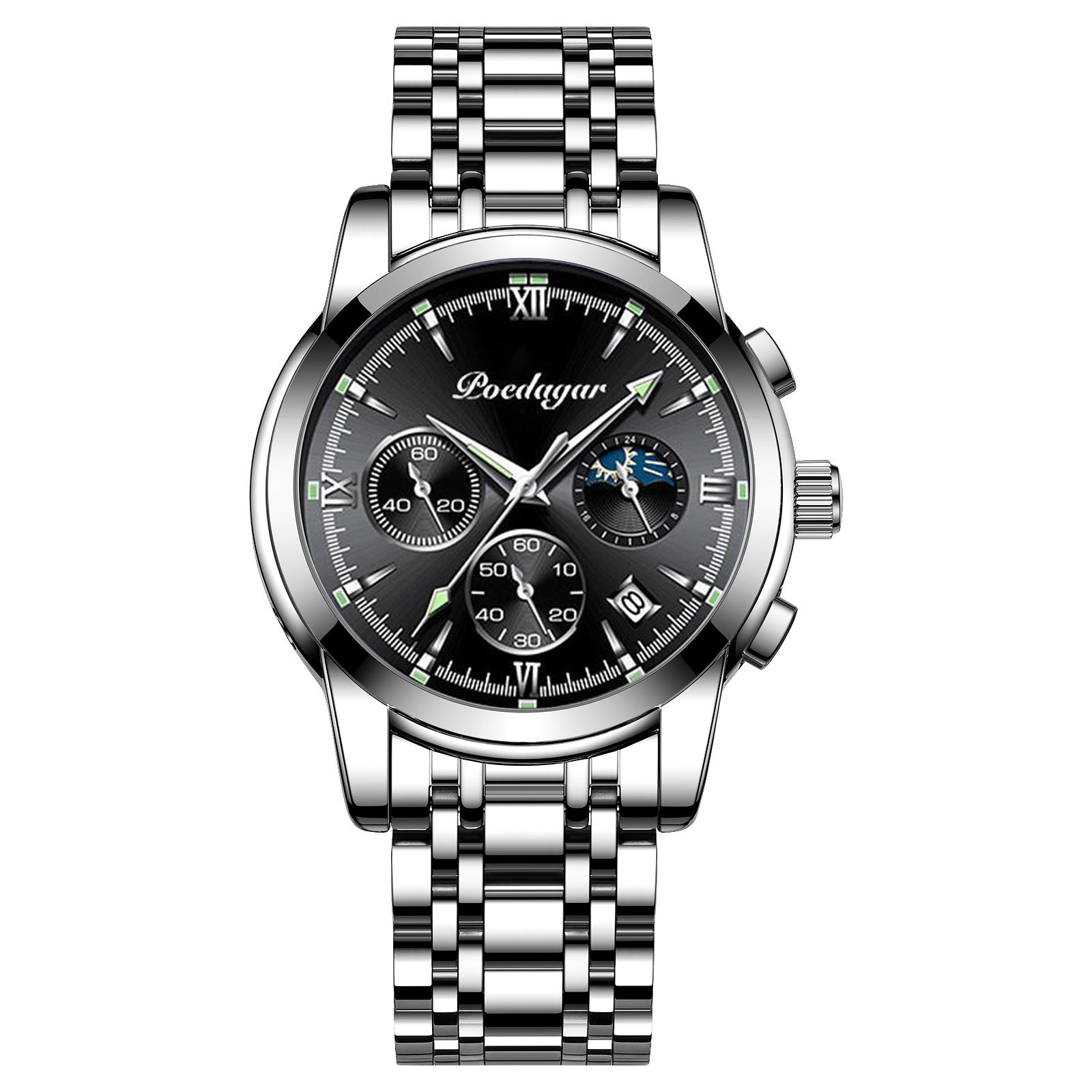 Montre Multifonctionnelle Homme Lumineuse Imperméable Quartz Montres