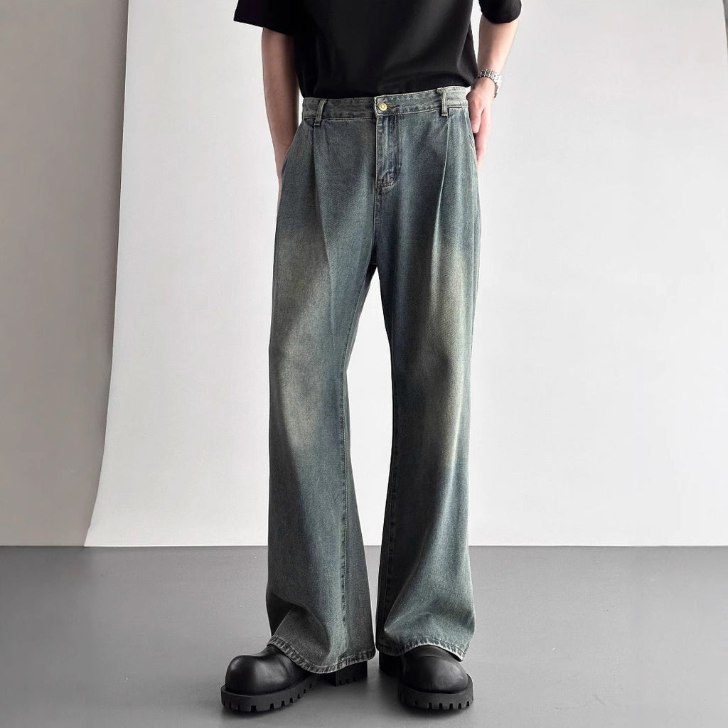 Jeans retro minimalistes haut de gamme pour hommes