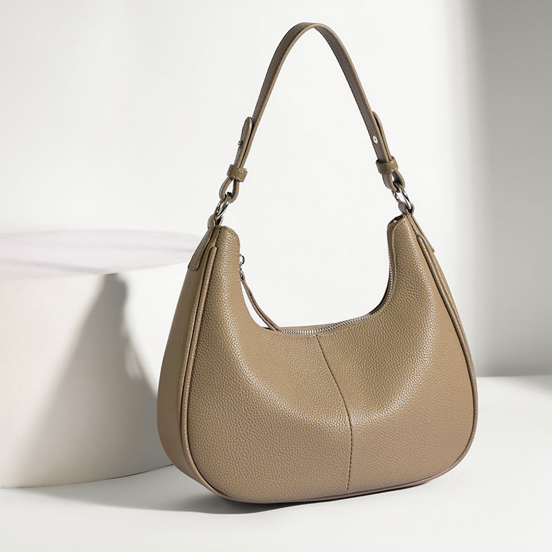 Sac transdermique vintage de style occidental fabriqué à partir de cuir de vache en grains