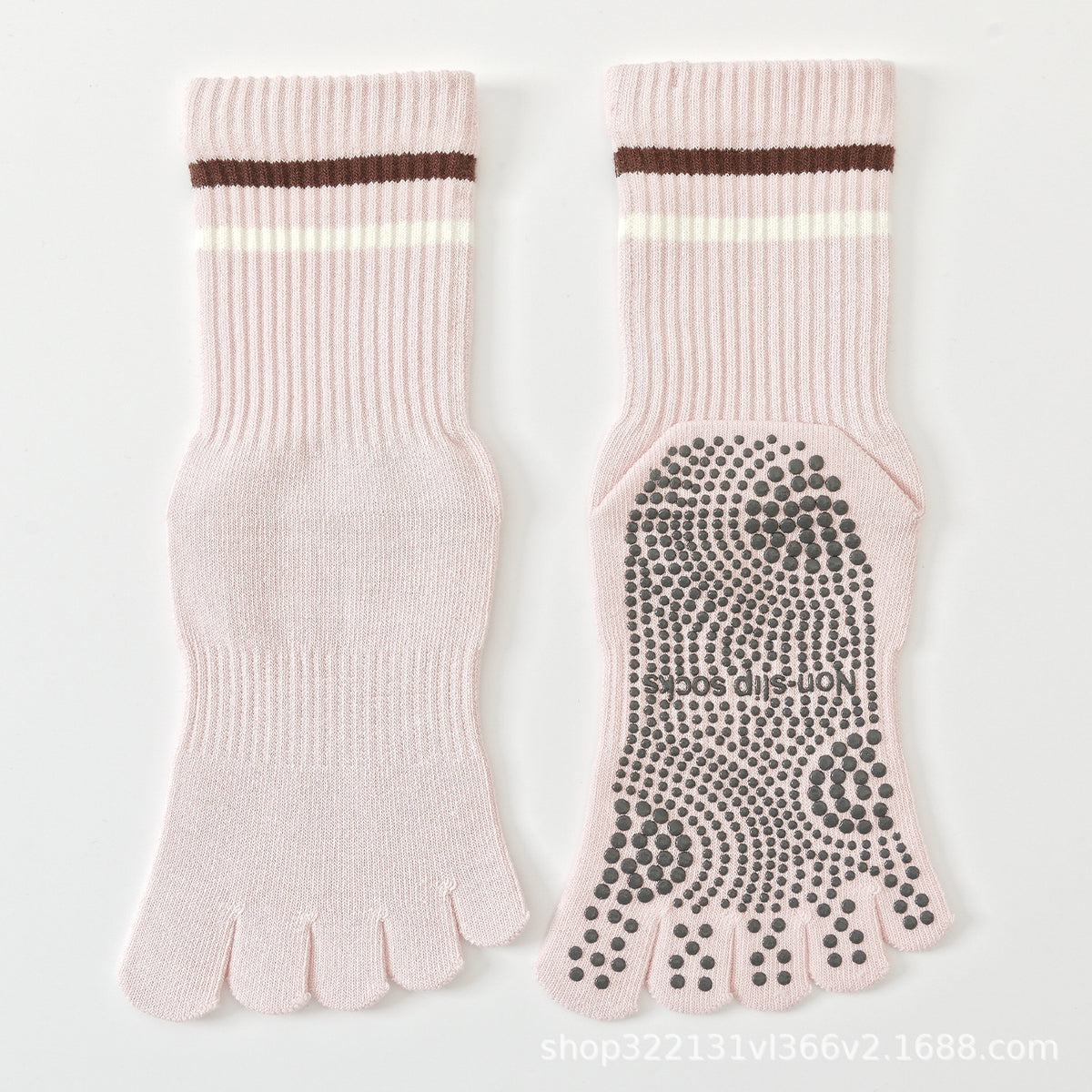 Gym Chaussettes antidérapantes à pieds pleins Femmes disponibles en différentes tailles