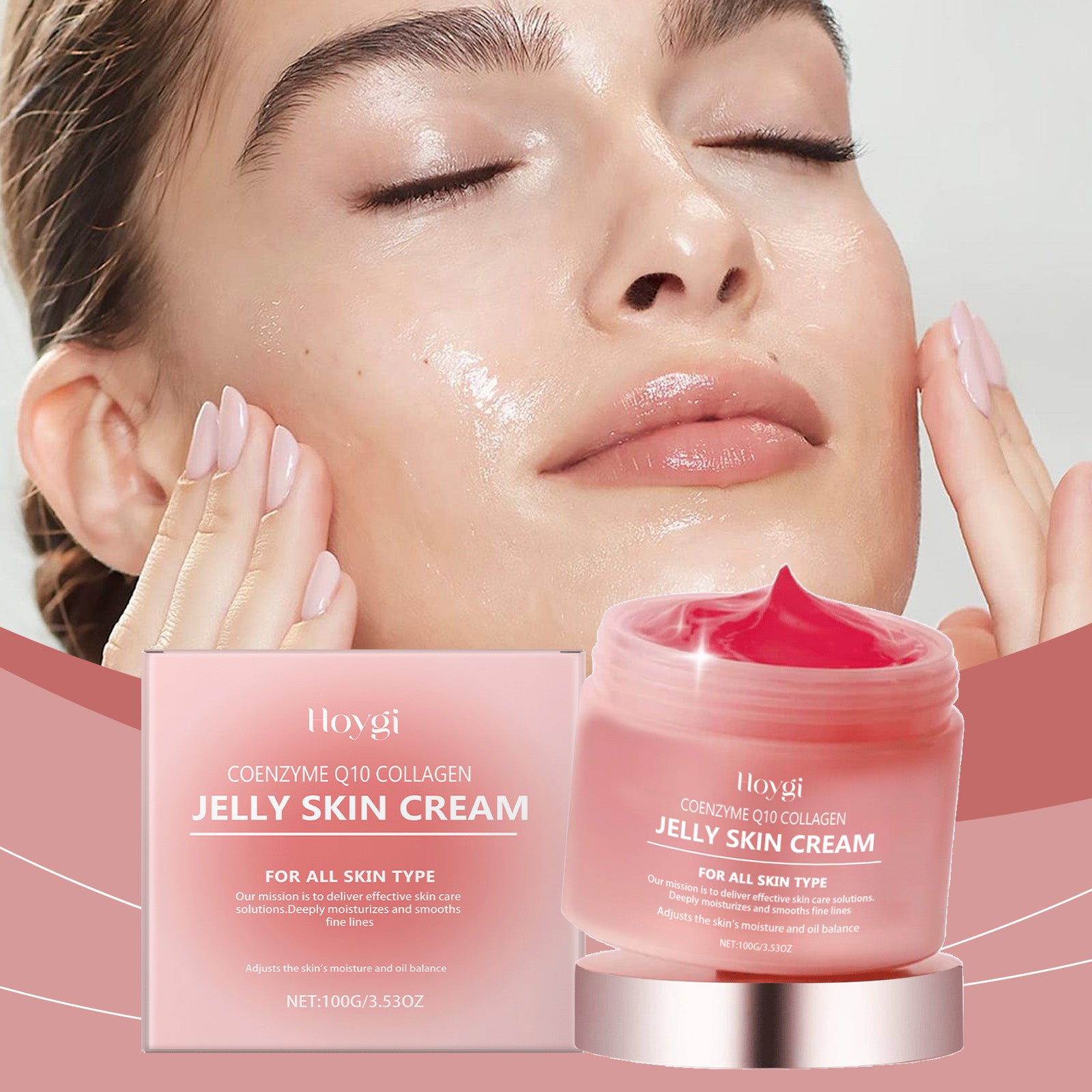Crème de gelée collagène