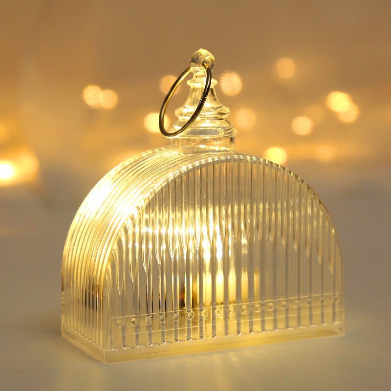 Bougie électronique LED cristal lumineux transparent AG13 Bouton Batterie Night Light Christm