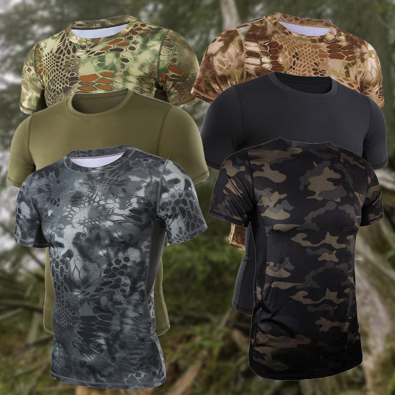 T-shirt casual à col d'équipage pour hommes