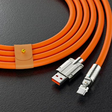 Mecha Elbow 180 Reinforced Rotating Data Cable