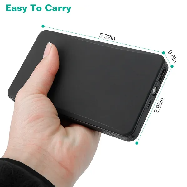 12V démarreur de voiture Jumper 360A Cap 20000mAh Batterie Chargeur Power Bank