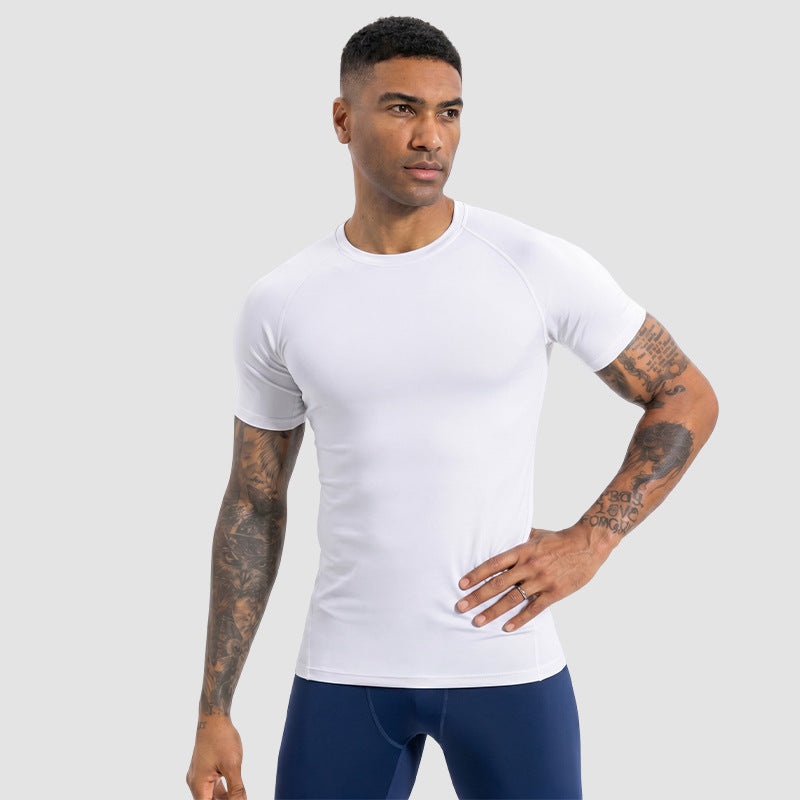 Chemise à manches courtes respirante Mesh pour hommes