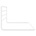 Garde de lit pour tout-petit Blanc (76-137) x 55 cm Fer