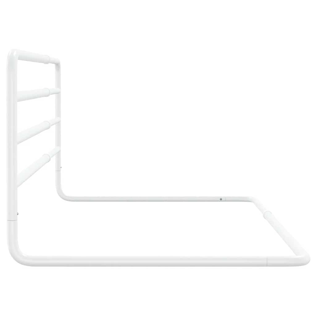 Garde de lit pour tout-petit Blanc (76-137) x 55 cm Fer