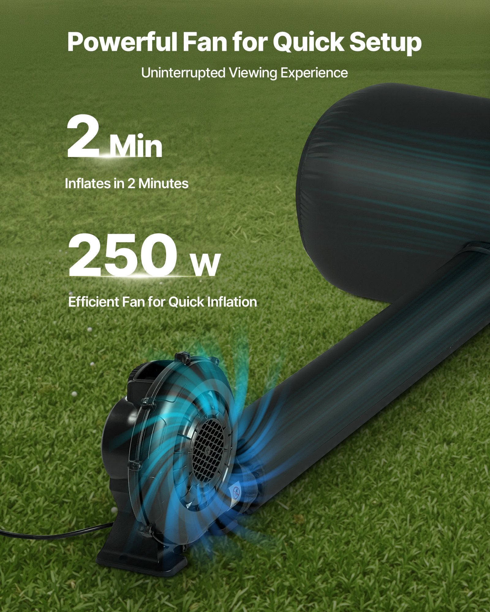 Écran de projecteur gonflable 20FT