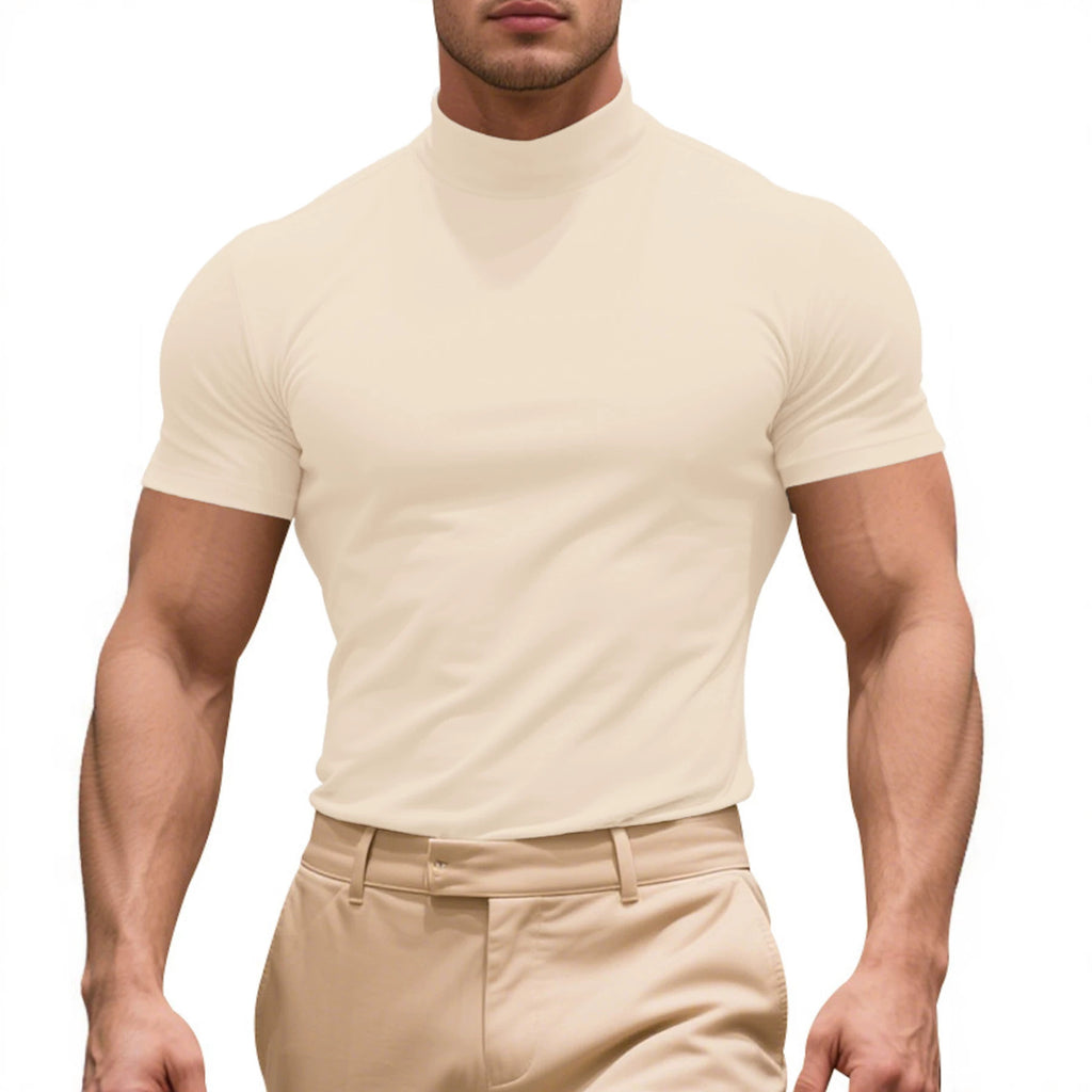 T-Shirt à manches courtes pour hommes à col court