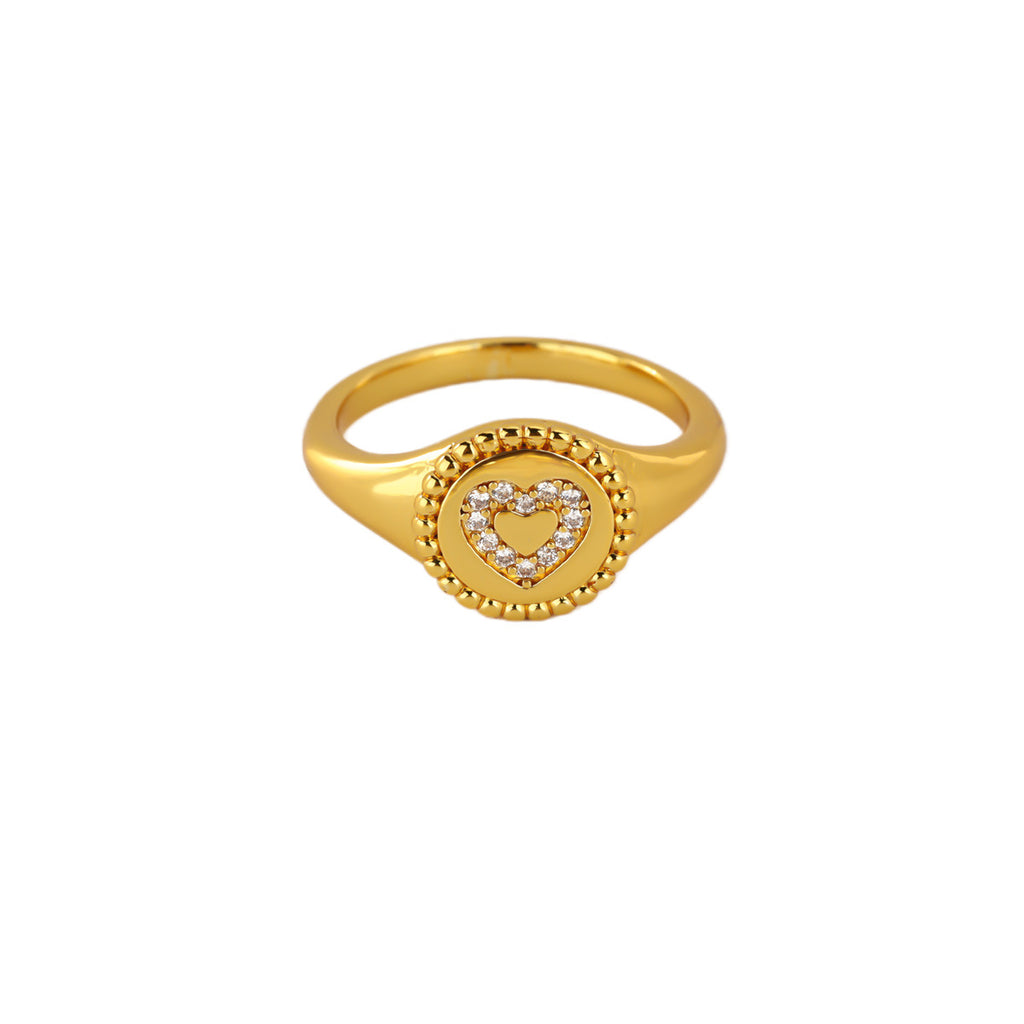 Anneau Zircon de luxe légère pour femmes