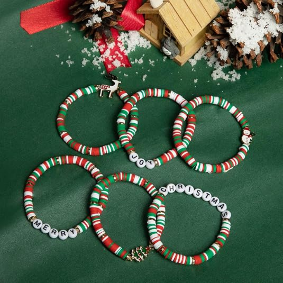 Set de bracelets de Noël 6PCS