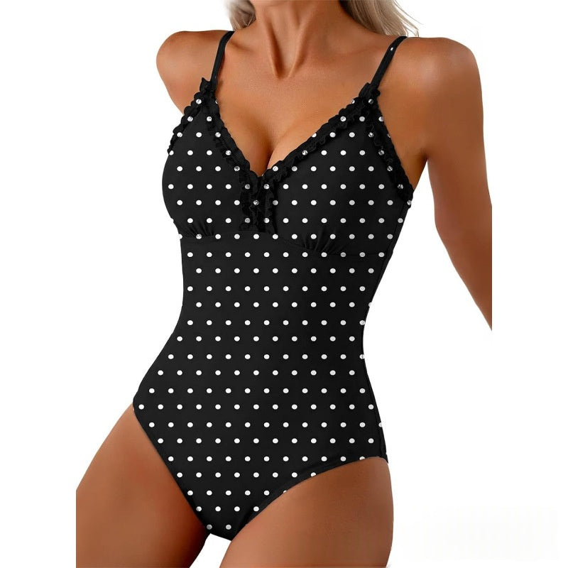 Maillot de bain monopièce pour femmes avec imprimé floral