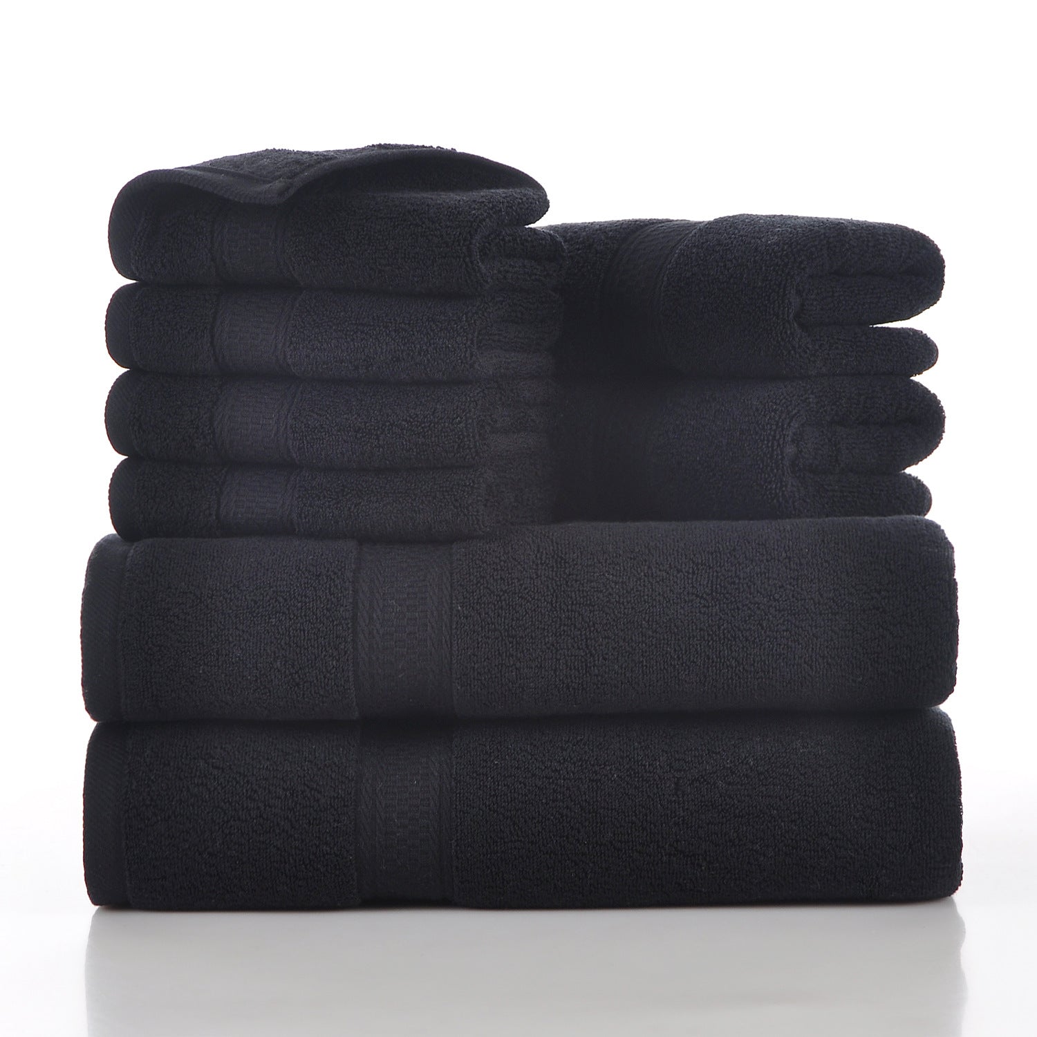 Serviettes de ménage Ensemble de huit pièces doux et absorbant