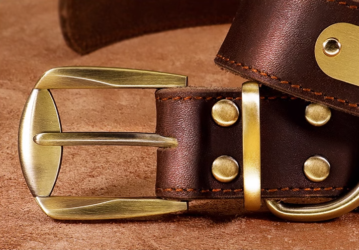 Collier de chien en cuir véritable de vache gravé anti perte