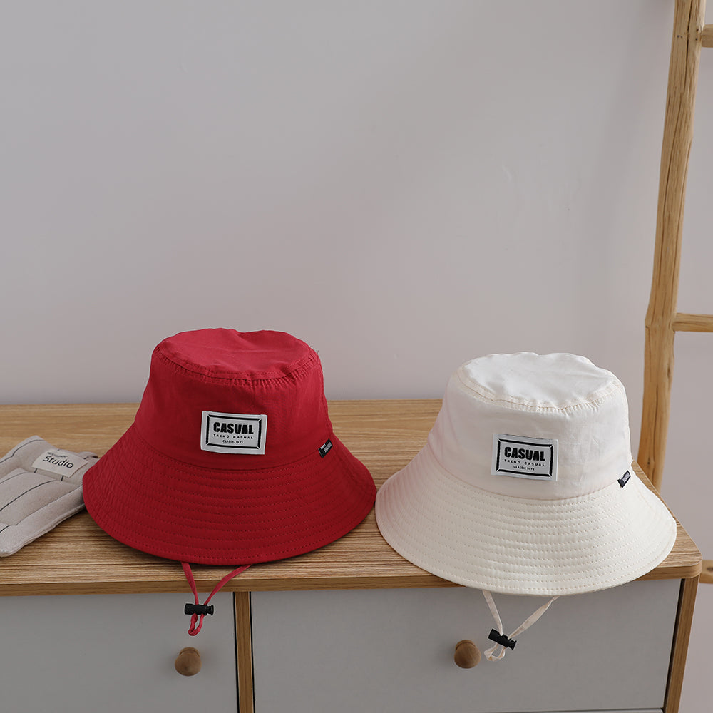 Chapeau de bateau à vent pour bébés en tissu à corde pour enfants - S