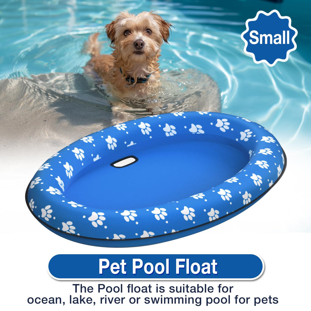 Raft de flottaison de chien souple pour chien - Float de natation gonflable pour chien pour l'été