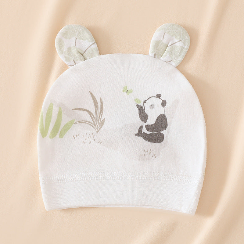 Chapeau bébé porte de protection en coton double couche