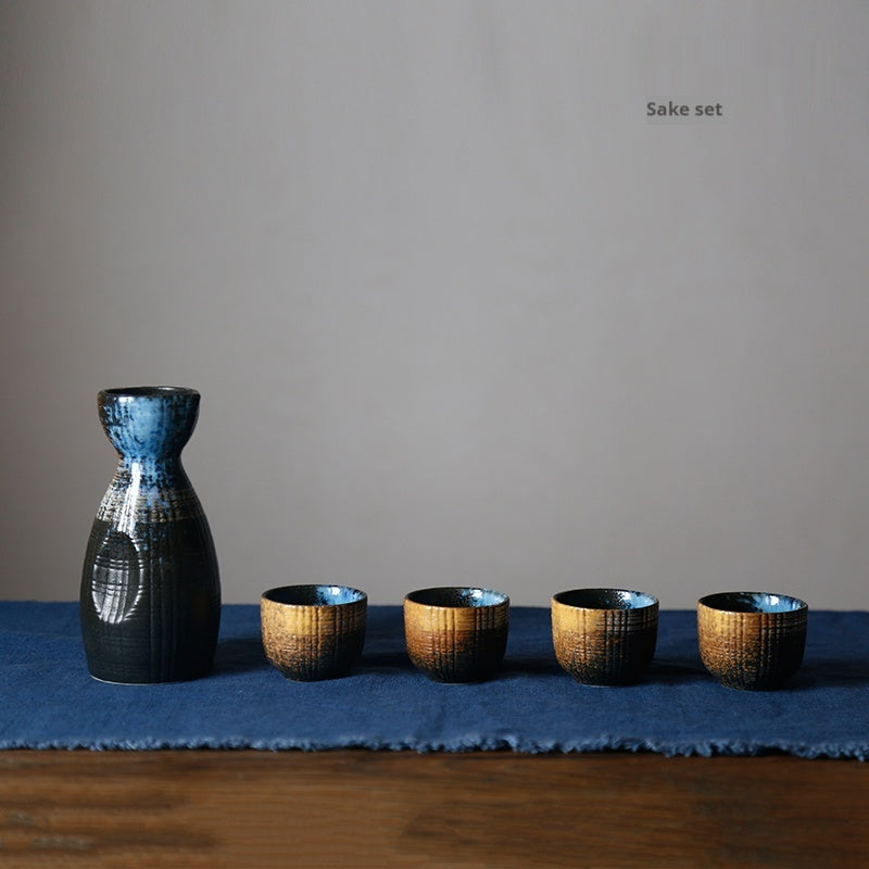 Ensemble de bouteilles en céramique japonaise