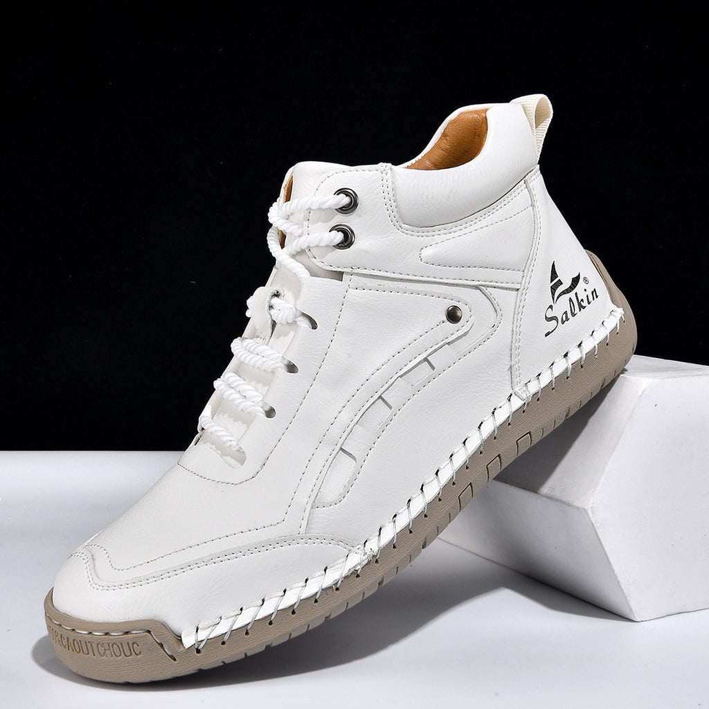 Chaussures décontractées pour hommes cousues à la main