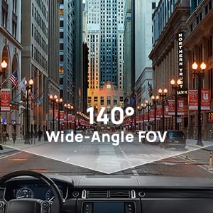 70mai Dash Cam M300 Voiture FOV 1296P Vision nocturne