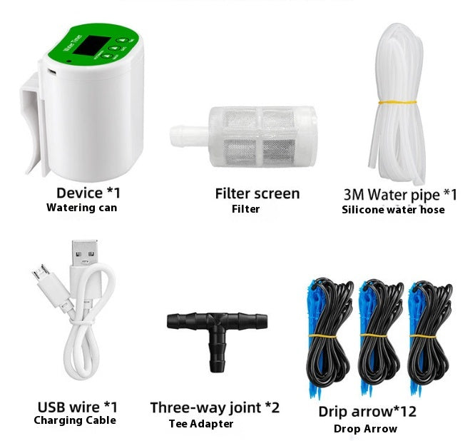 Équipement d'eau Potté Intelligent Jardinage Plante verte Arrosage automatique