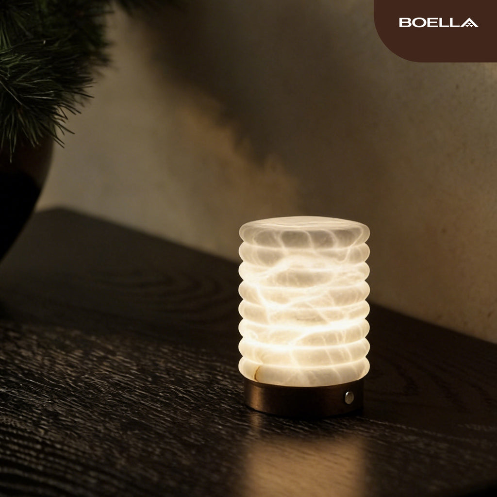 Lampe à crème naturelle Alabaster