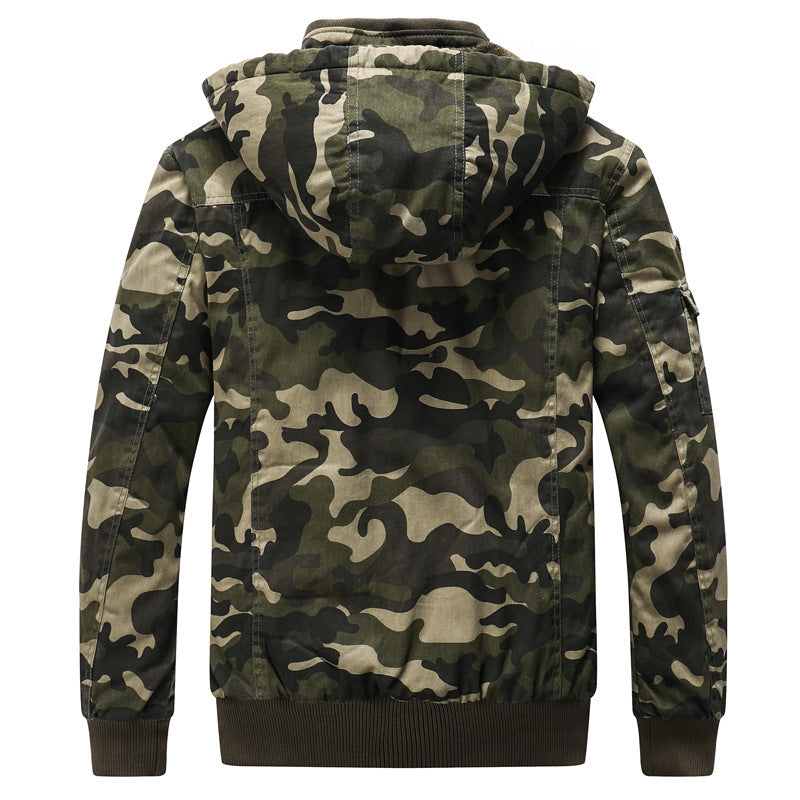 Veste Homme Casual Camouflage Imprimé Vêtements de dessus