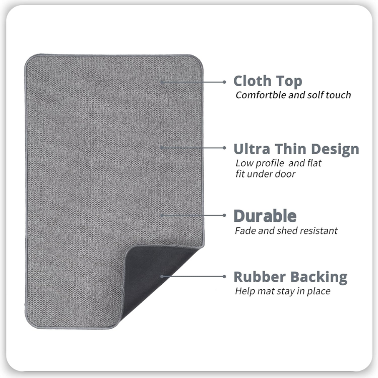 Mat de bain,Ultra Rugs de salle de bain minces,Rubber Rags pour salle de bain,Pas de Rugs de bain glissant,Quick Dr