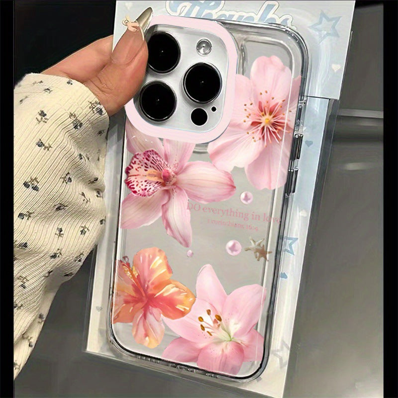 Lily Flower Non Slip Drop Housse téléphonique de preuve