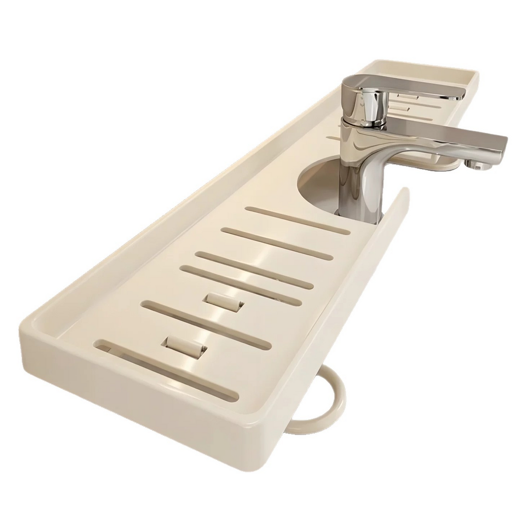 Robinet de toilette Rack Salle de bain Sink Rack Laver les mains Piscine Pas de perforation Asphalt Rack Salle de bain