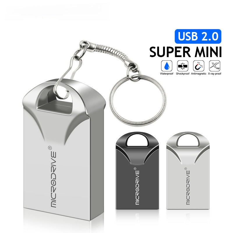 Mini clé USB en métal à grande capacité