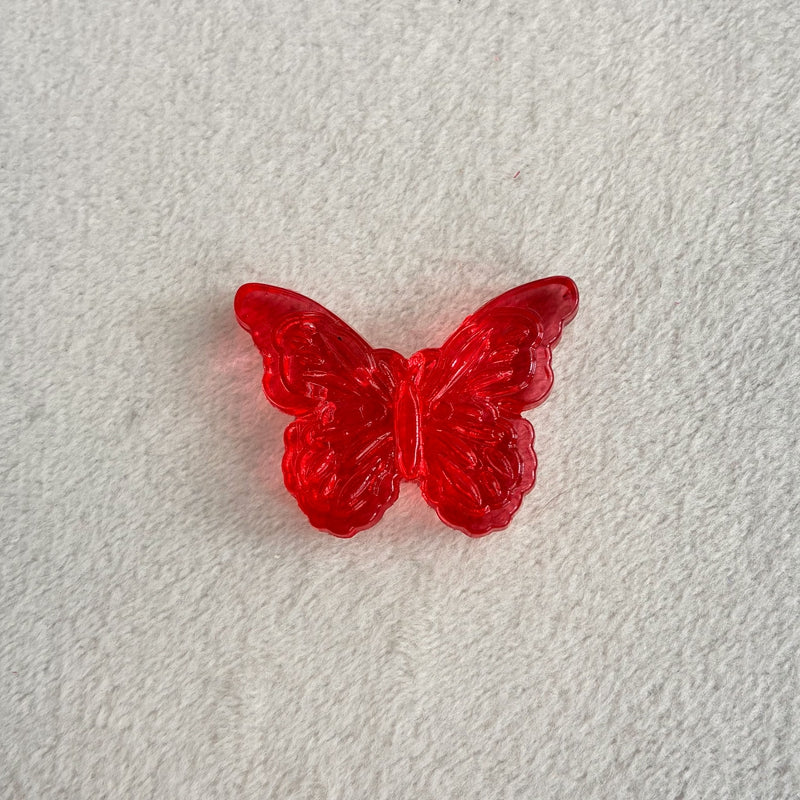 Perles de papillon acrylique détaillées