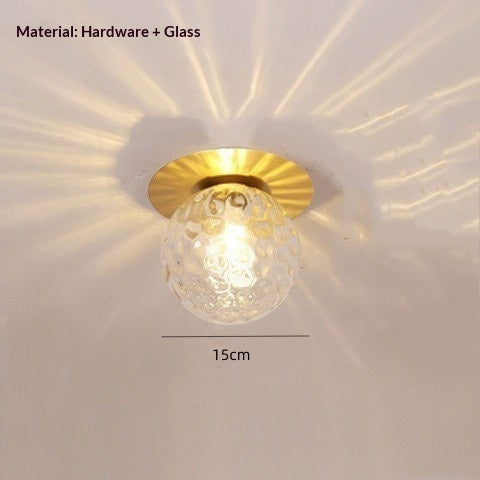 Lumière murale en verre décoratif créatif