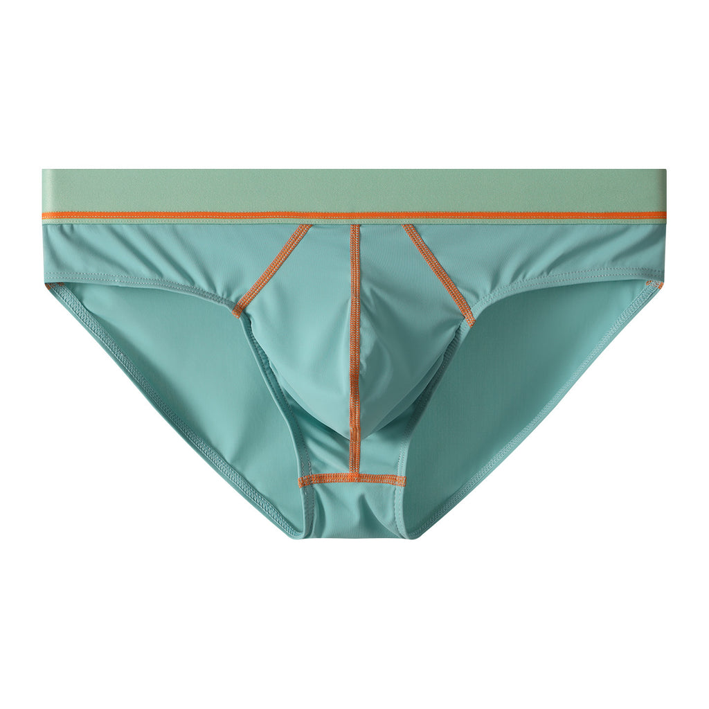 Slips pour hommes Confortable Silk glacé Low-rise Sexy