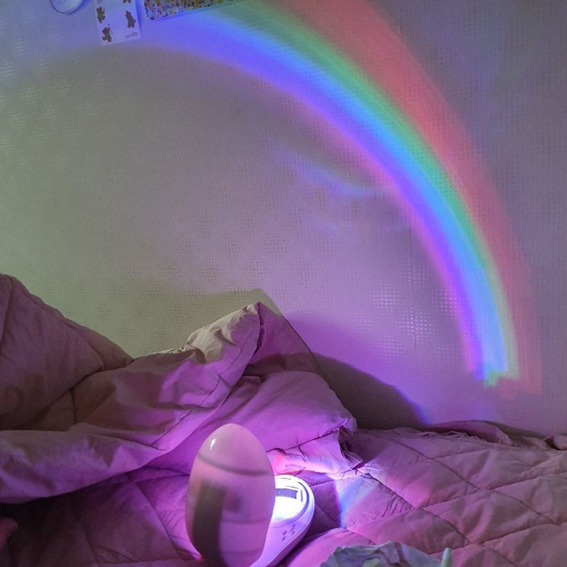 Starry Sky Rainbow lampe projecteur de faire machine nuit lumière fille lampe de lit côté de table