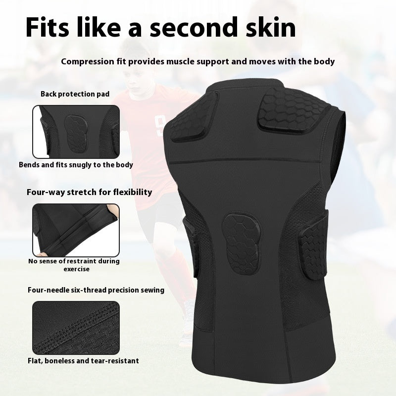 Anti-collision Basketball Vest Sports Tight Breathable Quick-dry Vest