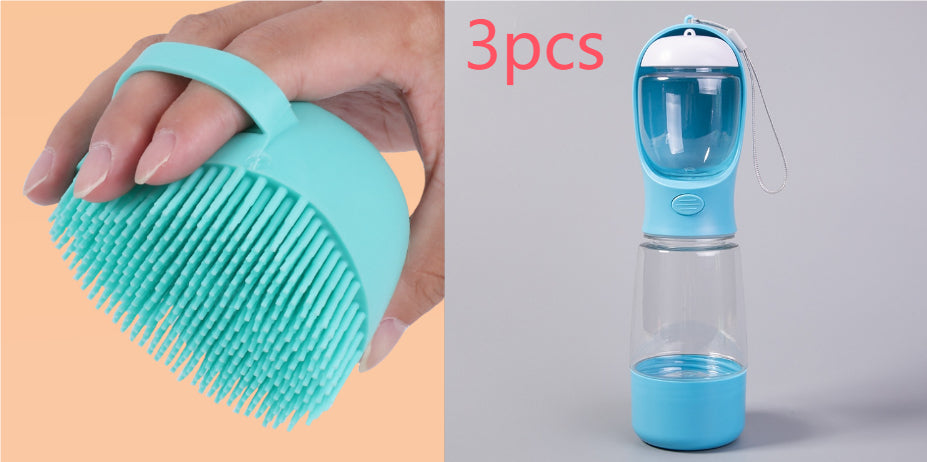 Eau et aliments Chien intégré Marche Portable Cat Eau potable Portable Cup