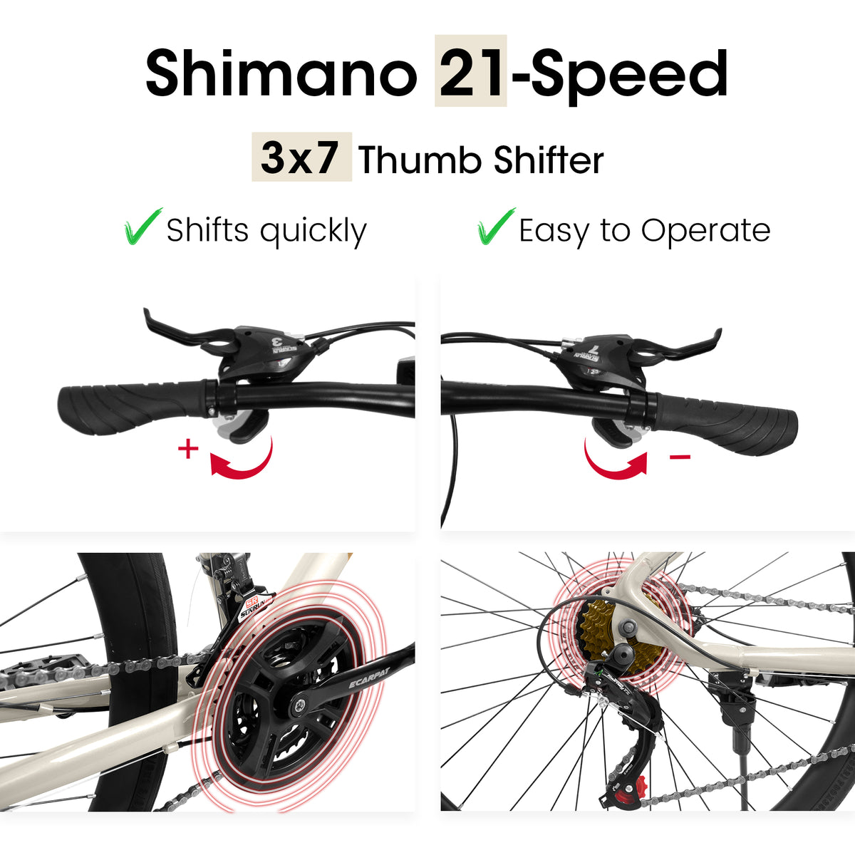 A28250 700Cx35 Road Bike with Aluminum Alloy Wheels