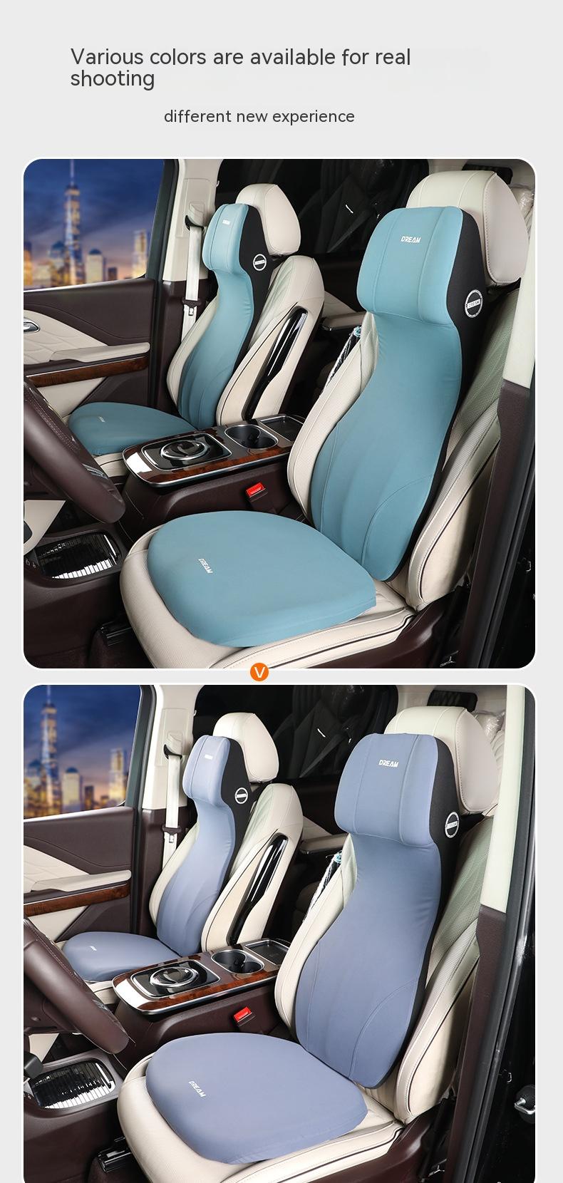 Coussin d'appuie-tête de taille automobile Mousse à mémoire en une pièce