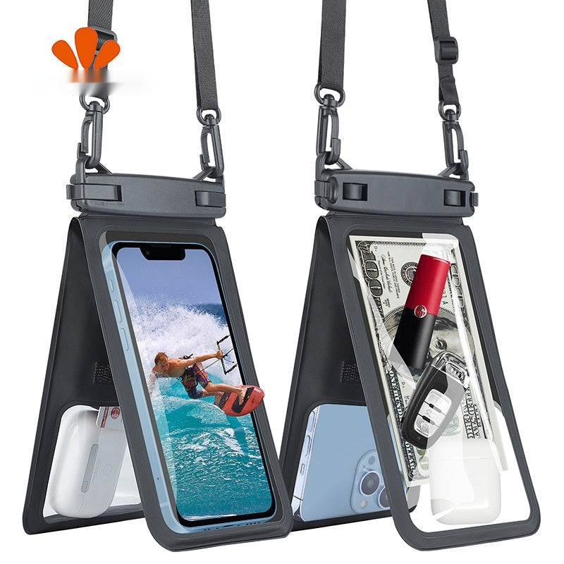 Double Compartiment Téléphone Sac imperméable pour la natation de plage