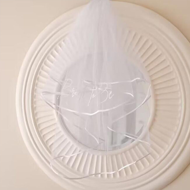 Bachelor Party Maridal Comb Double Layer Veil