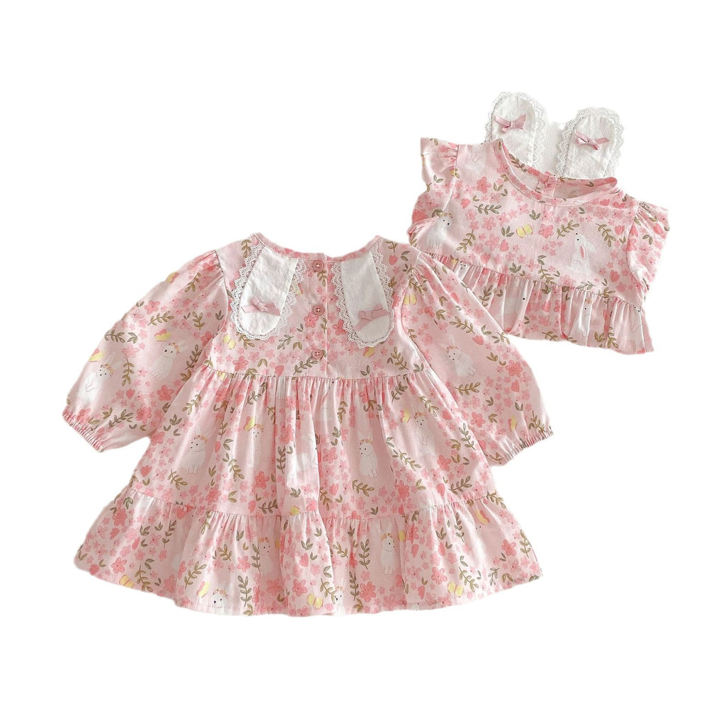 Bébé Floral Onesie Lapin combinaison de saut