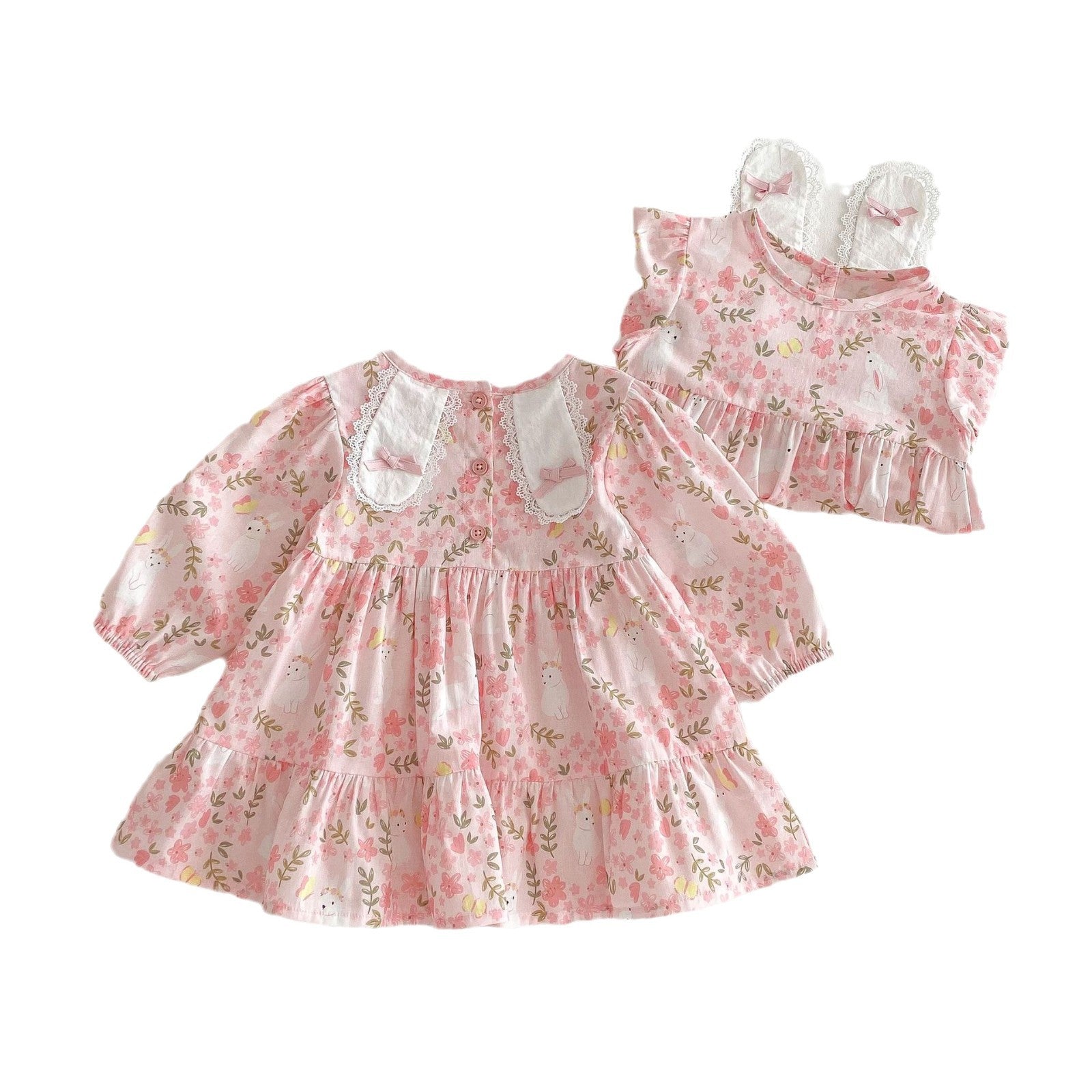 Bébé Floral Onesie Lapin combinaison de saut