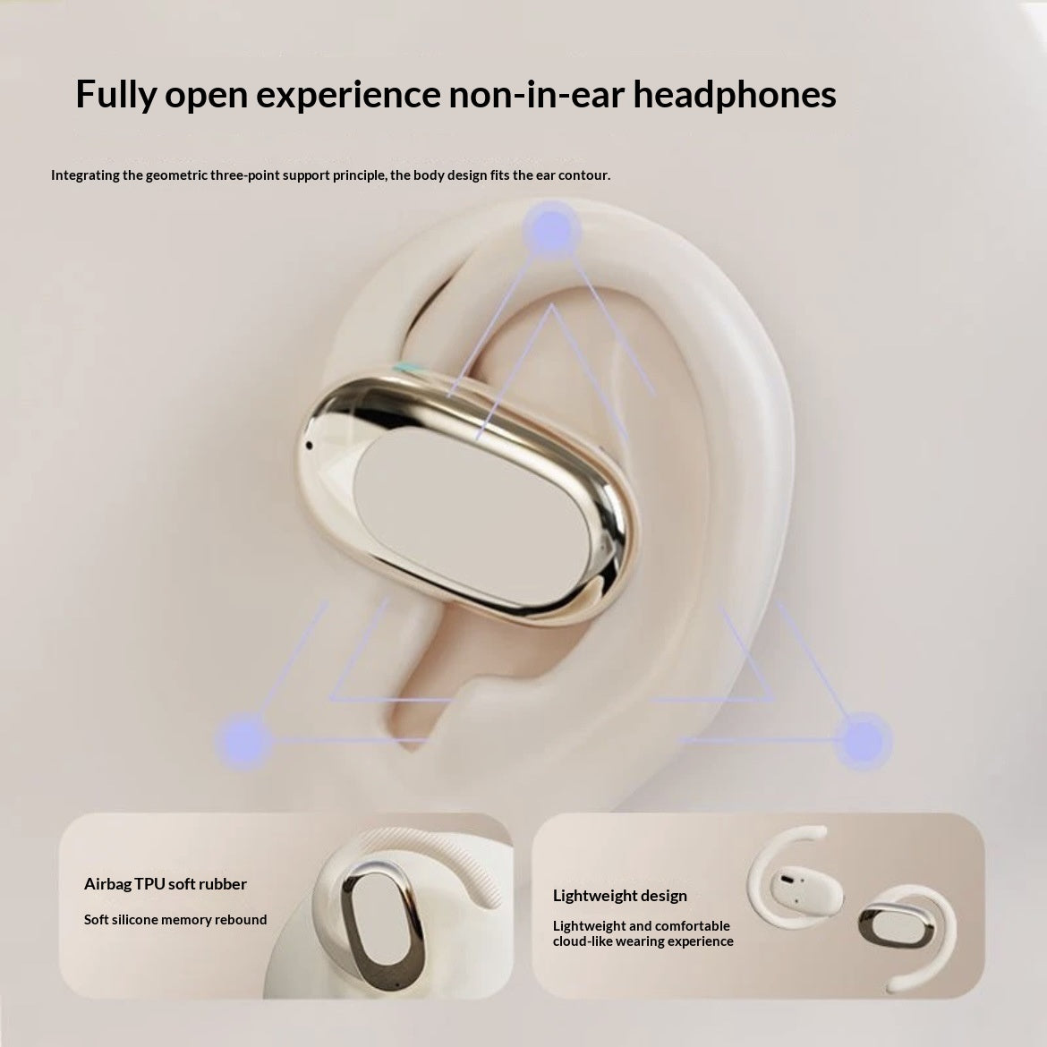 3D Surround HD Call Casque Bluetooth de longue durée