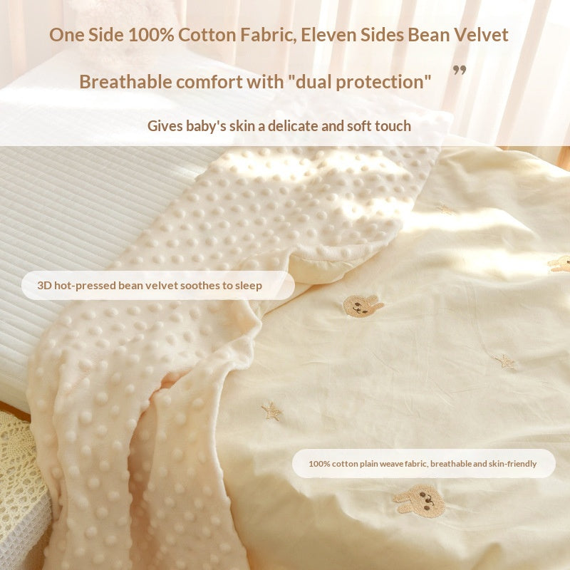 Couverture de couettes en coton pur bébé