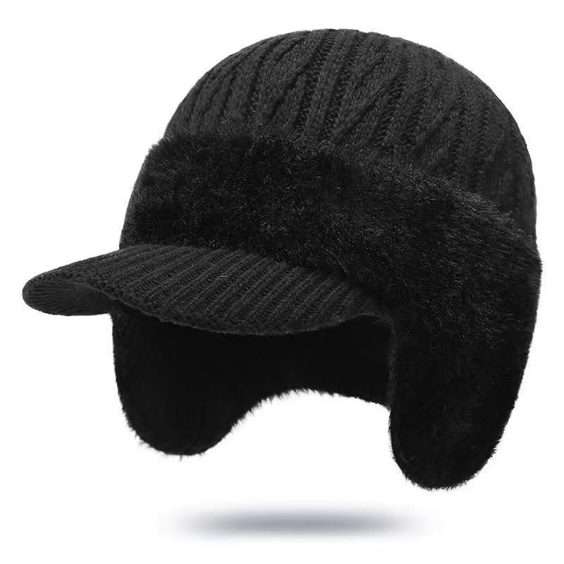 Protection de l'oreille des hommes d'hiver Chapeau tricoté à l'épreuve du froid